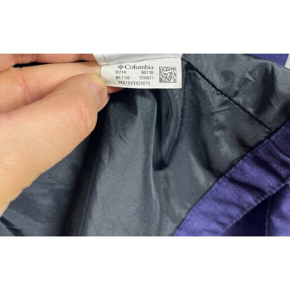 Columbia Jacket Womens Large Purple Full Zip Coat Lined Interchange Gorpcore - Picture 13 of 13